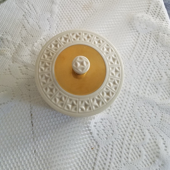 Vintage Lenox Trinket Candy Dish Round Made USA Handcrafted 24 K Gold - Picture 4 of 12